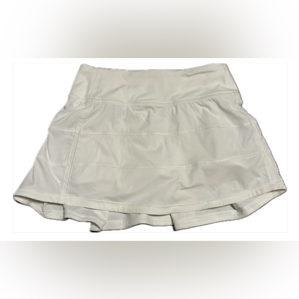 White lululemon athletic skort - like new